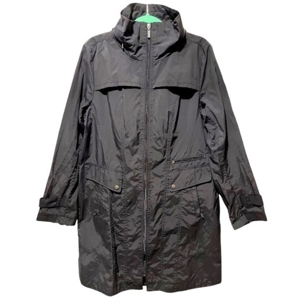 Cole Haan Black Trench Jacket
